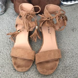 Camel/Tan Block Heels